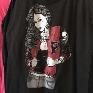 Black fatal tank top